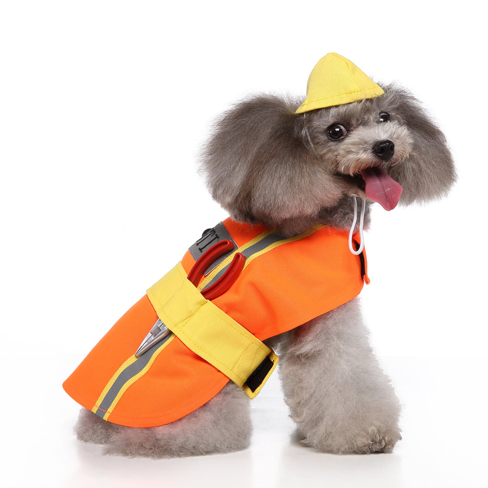 Dog Costume - Hi Vis Tradie