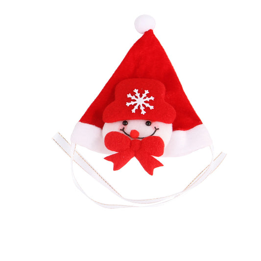 Pet Santa Hat - Snowman