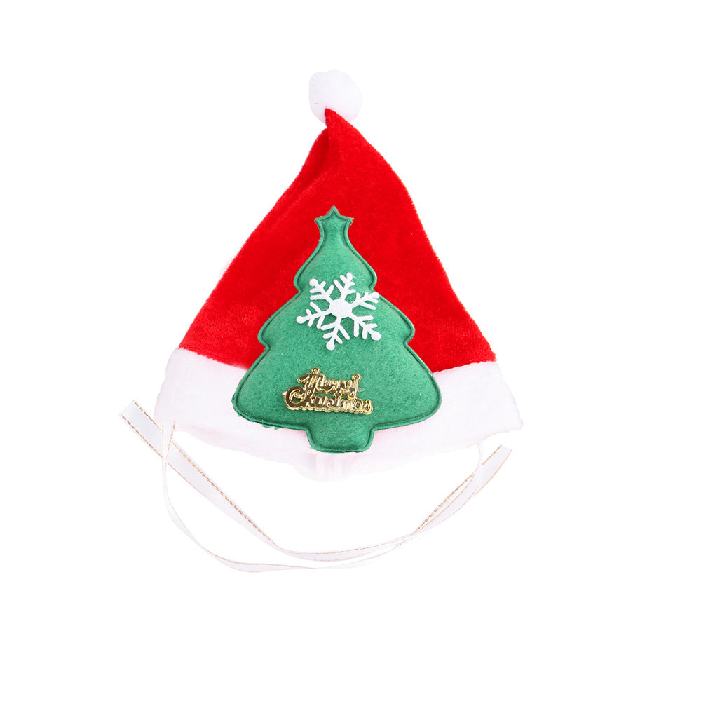 Pet Santa Hat - Green Christmas Tree