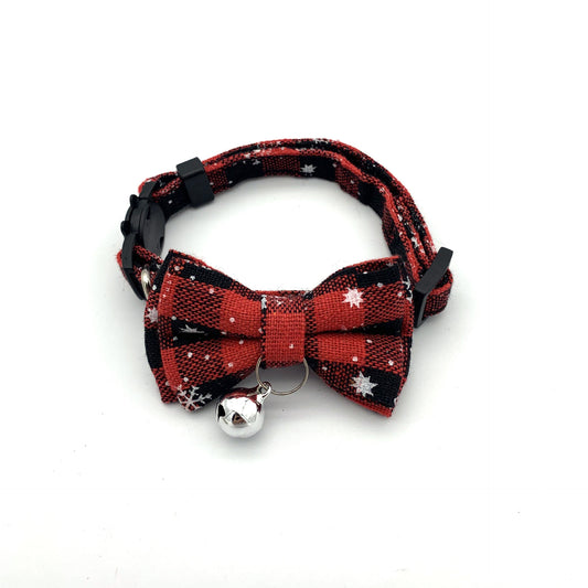 Christmas Collar with Bell - Red