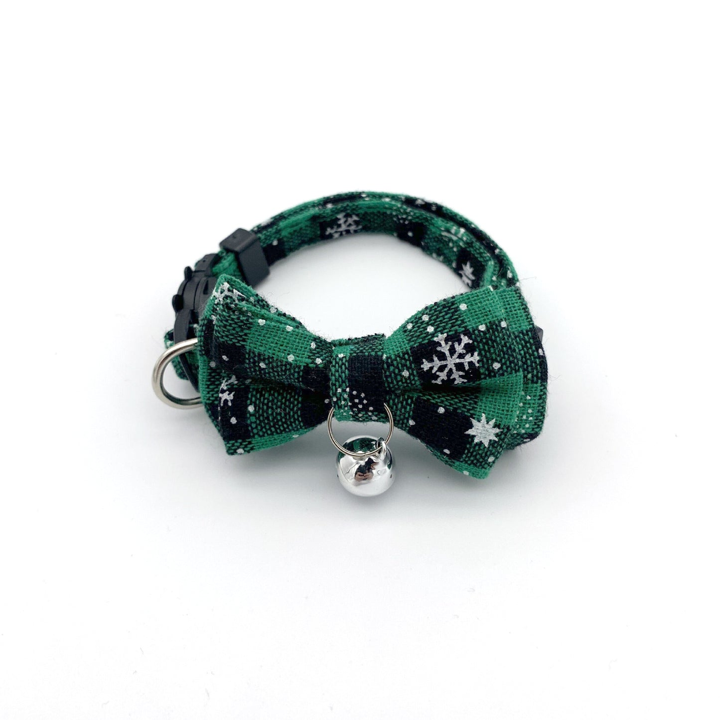 Christmas Collar with Bell - Green