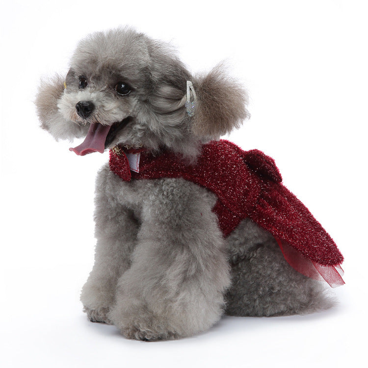 Dog Christmas Dress Red