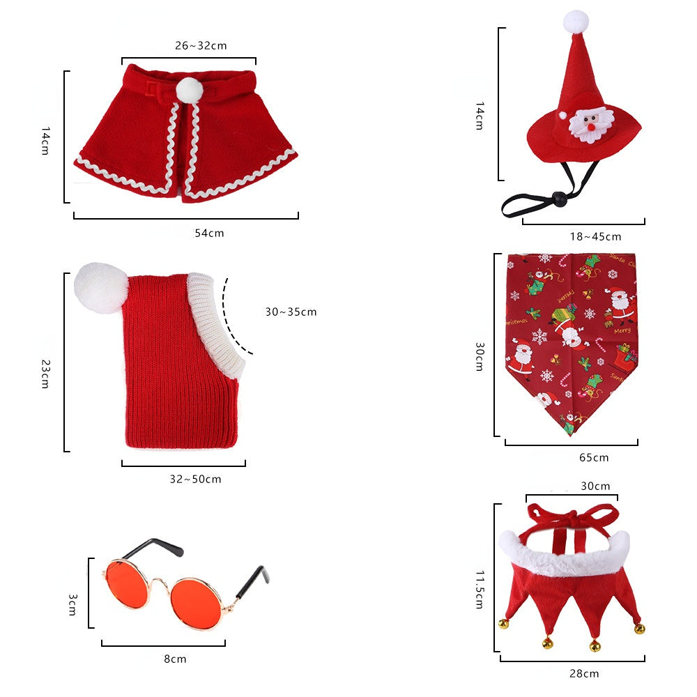 Dog Christmas Outfit - 6 Pack